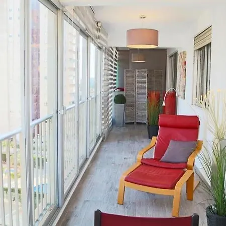 Rosa N&b Met Groot Terras Met Zeezicht -70m Van Strand Apartment Calpe